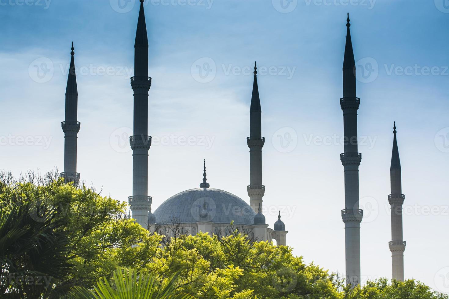 gran mezquita central, adana, turquía foto