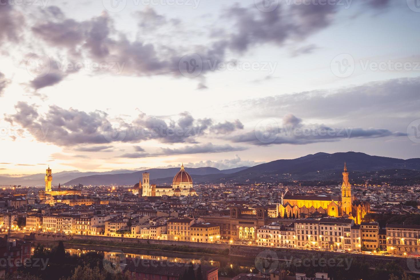 Landscape of the city of Florence photo