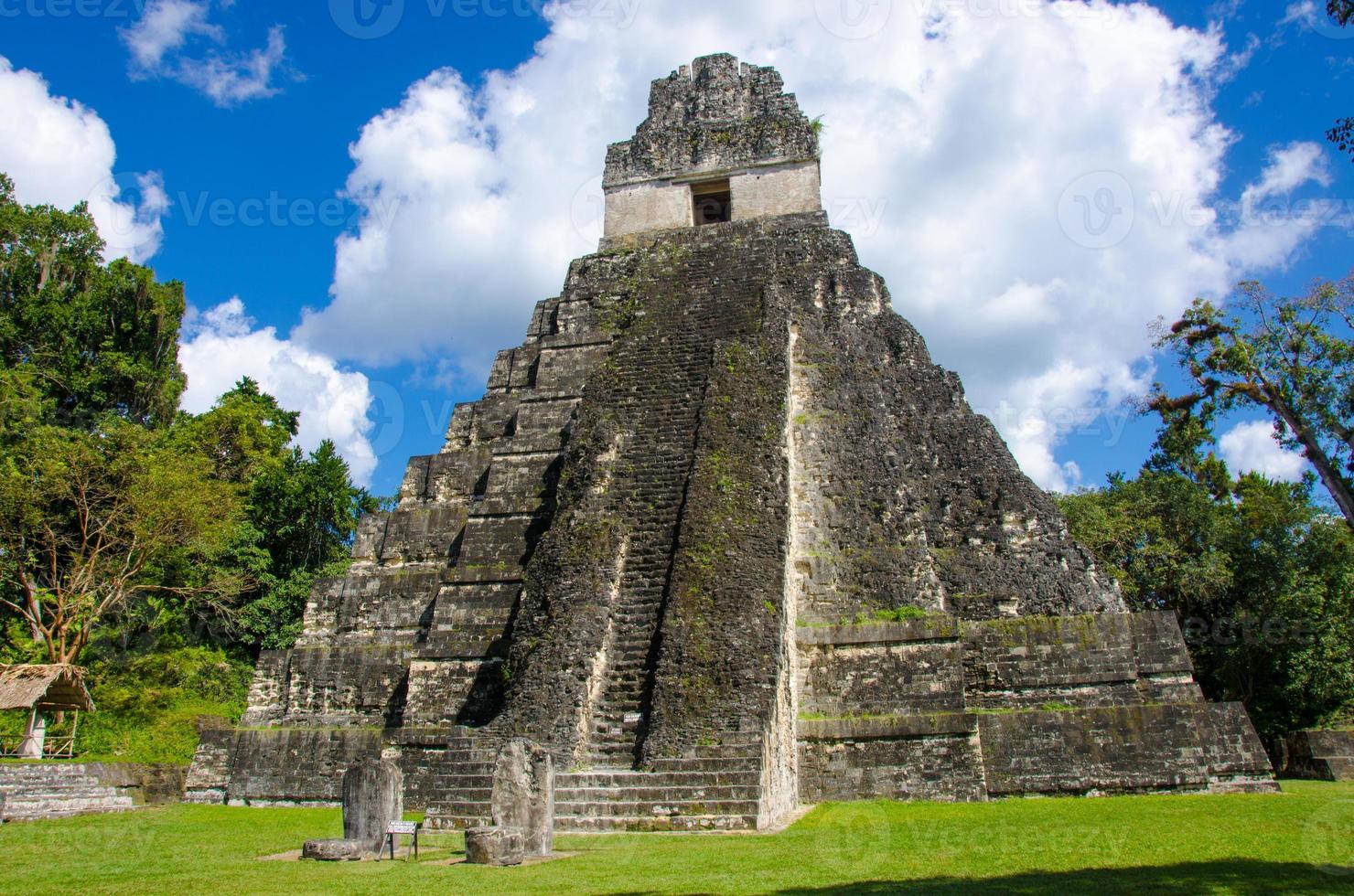Tikal  Ruins and pyramids photo