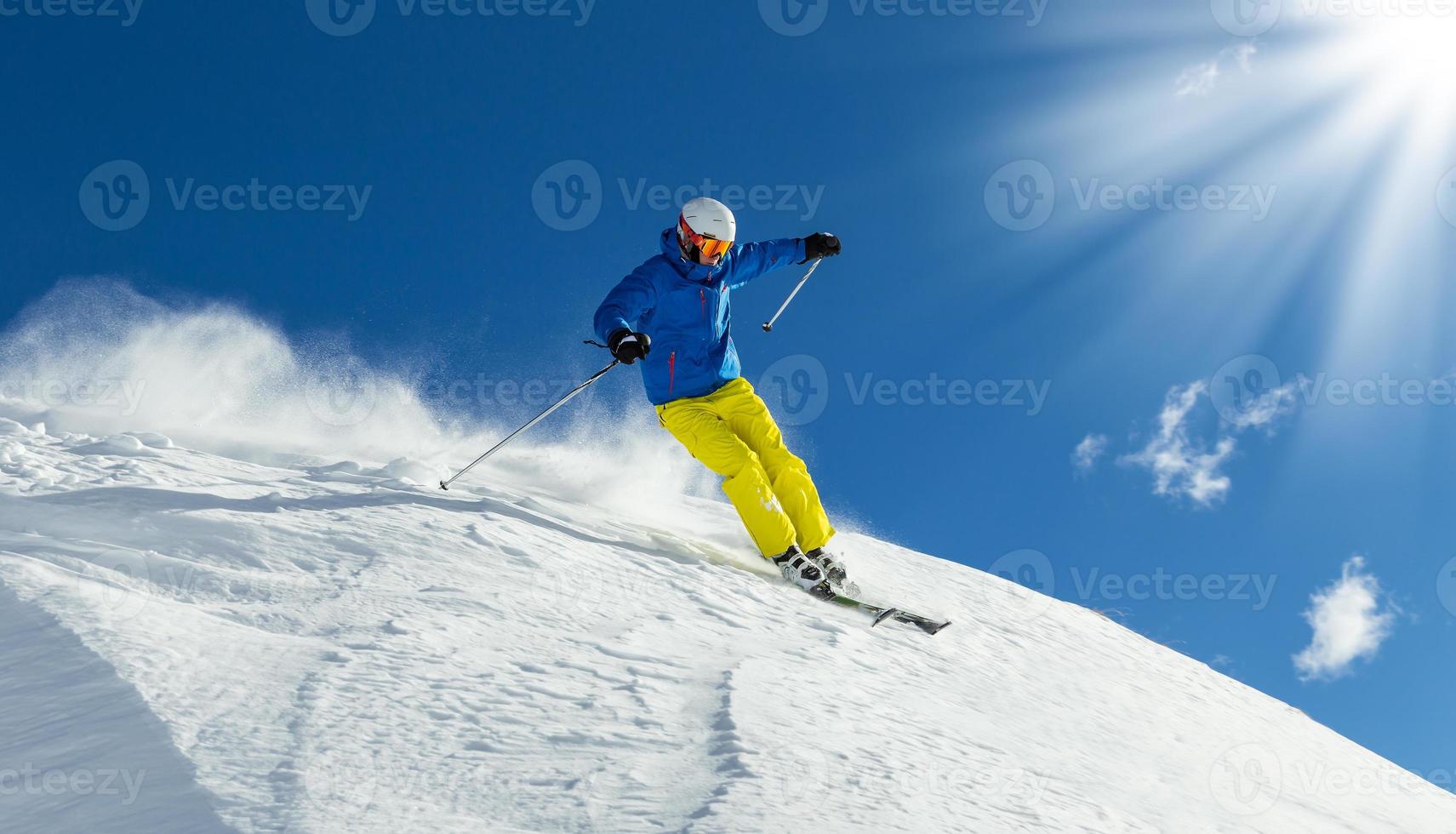 Male freerider skier photo