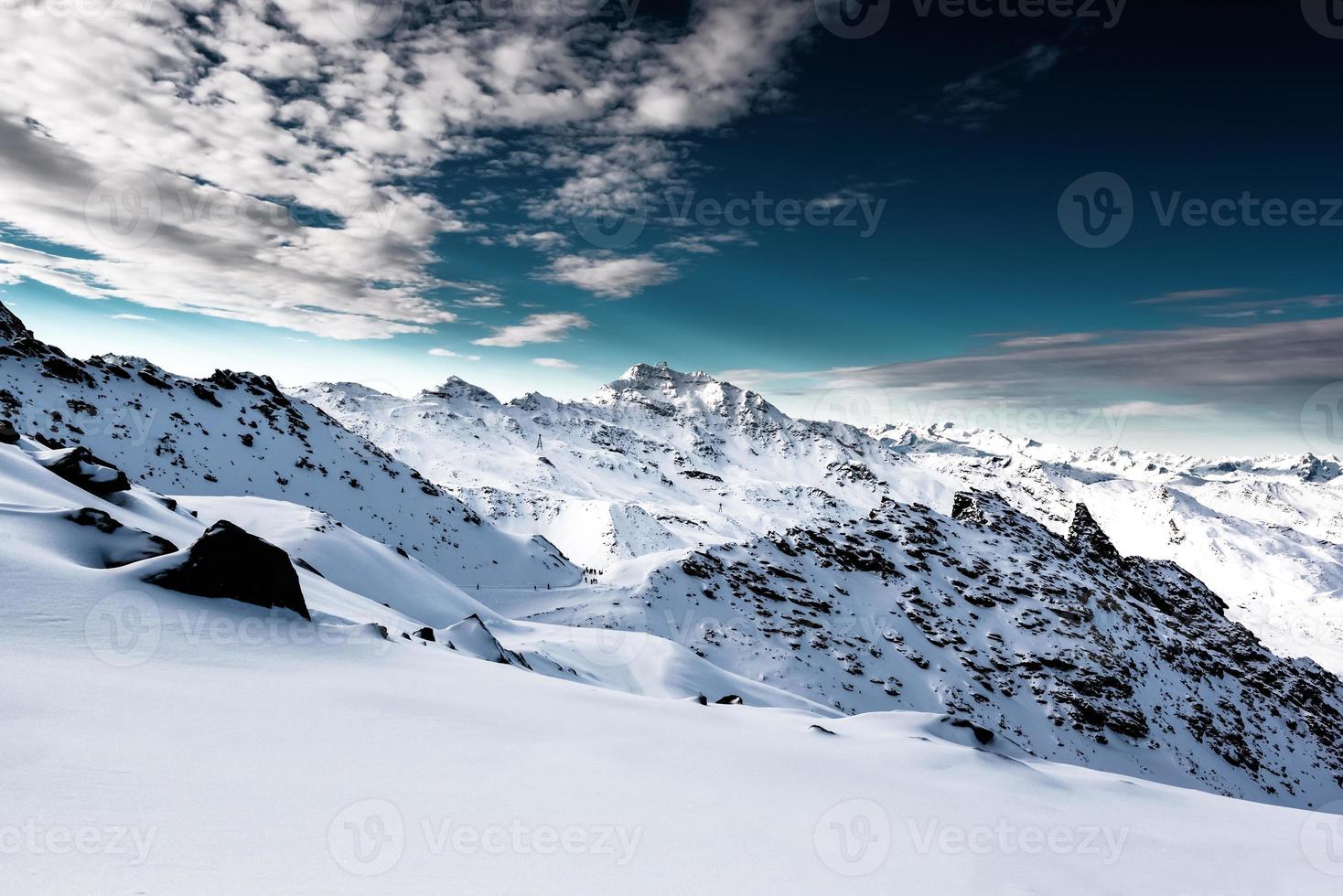 Alps, France, ski resort of Val Thorens photo