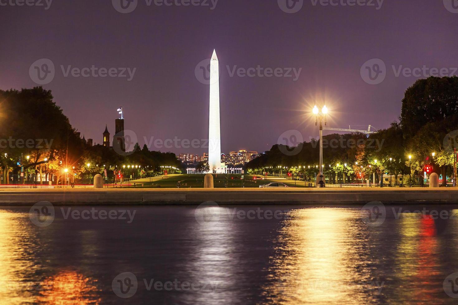 The Mall Smithsonian Washington Monument Evening Washington DC photo