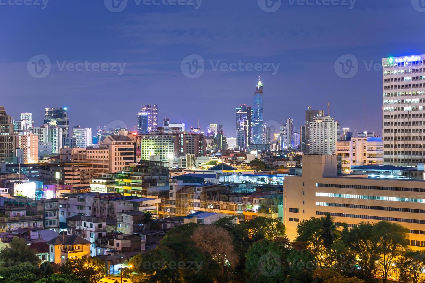 paisaje urbano de Bangkok foto