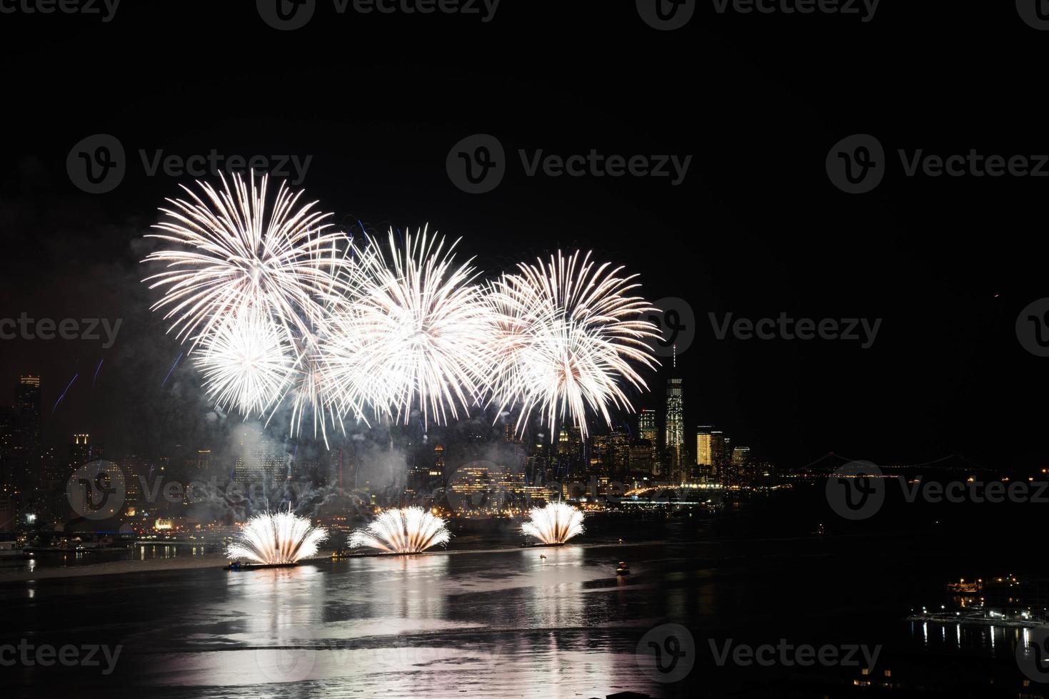 Fireworks over Hudson River 748481 Stock Photo at Vecteezy