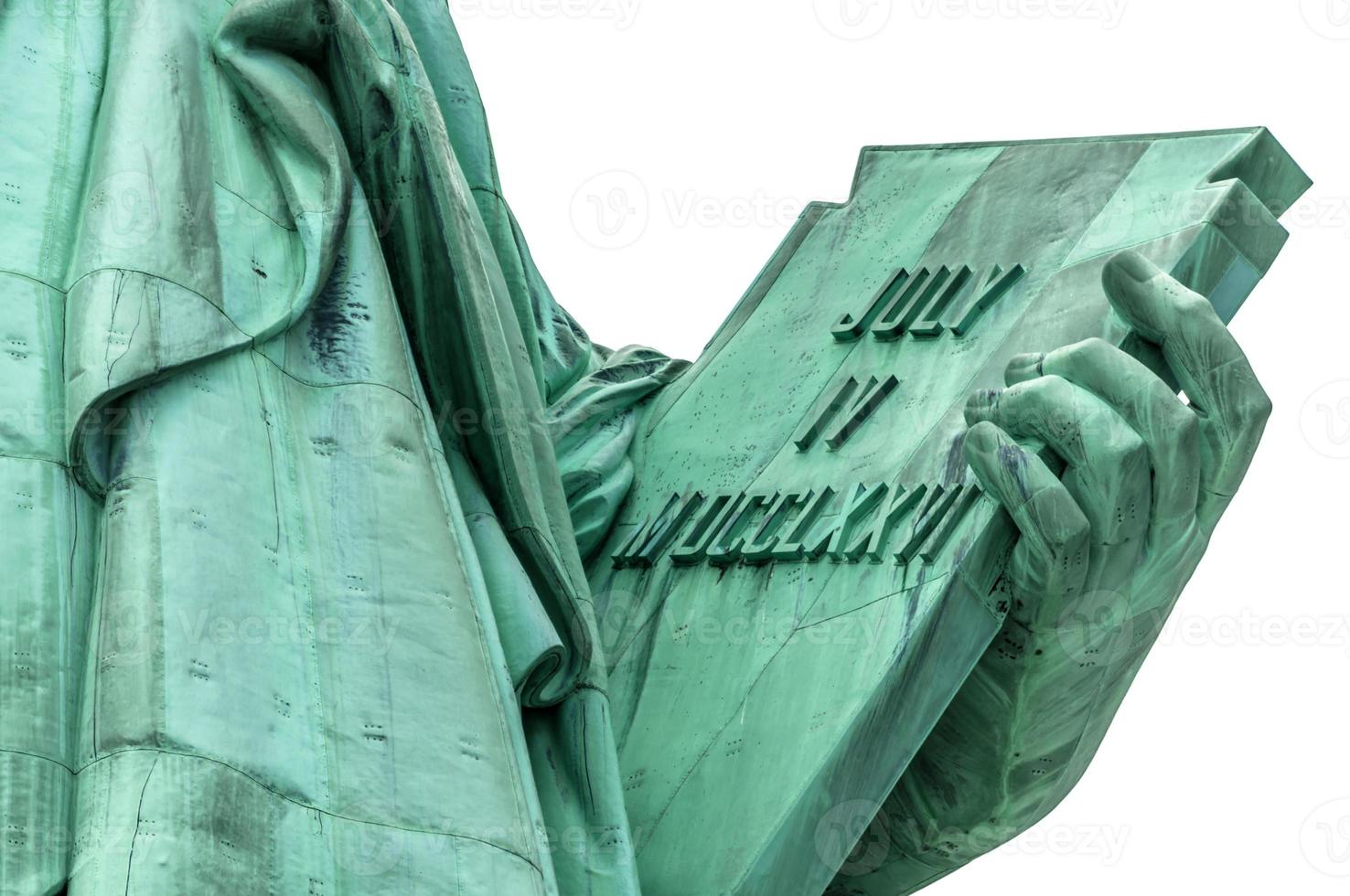 Statue of liberty is holding a tablet 749308 Stock Photo at Vecteezy