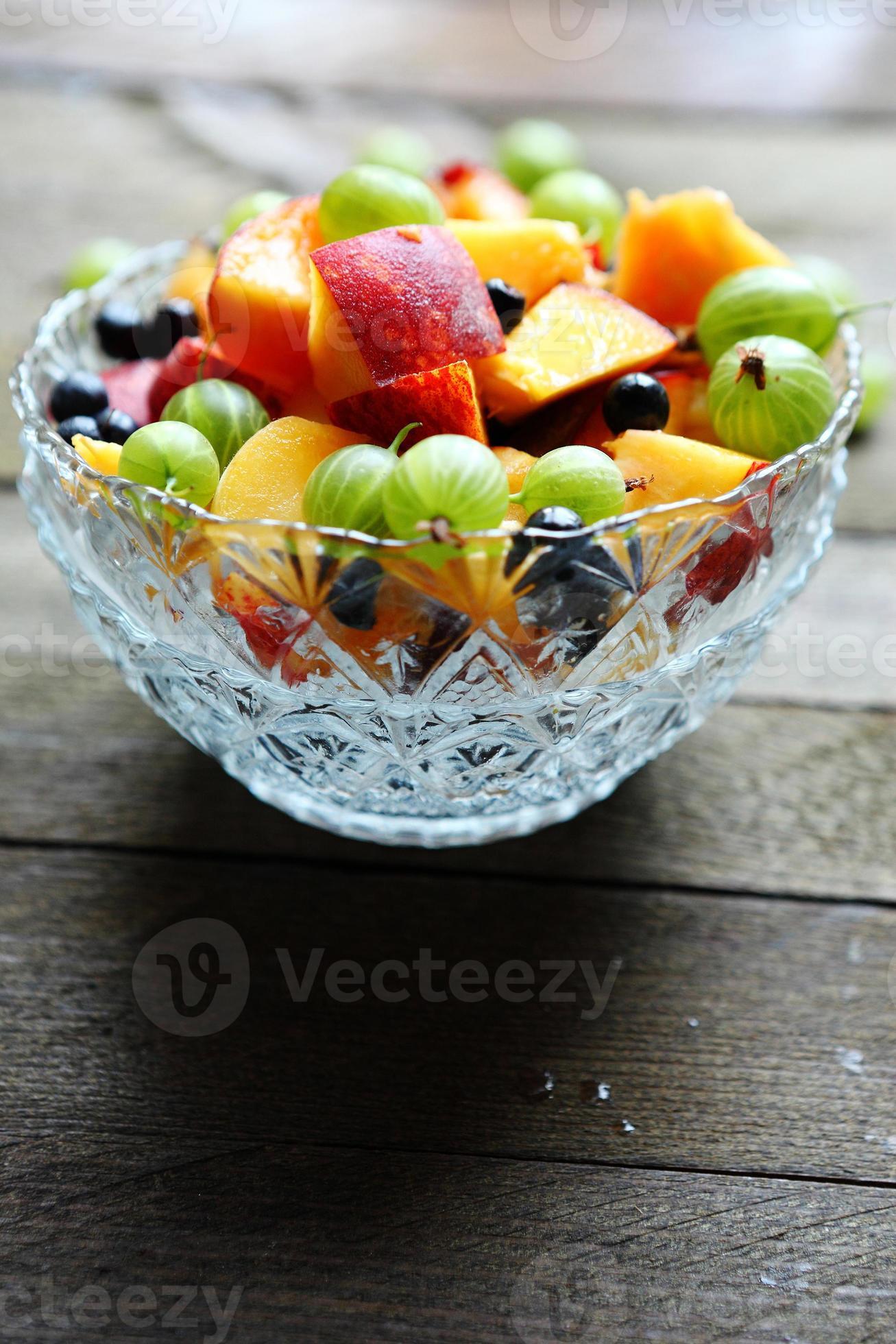 ensalada de frutas de verano foto