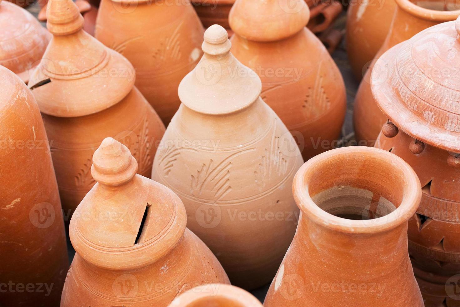 terracotta pots, Indian handicrafts fair at Kolkata photo