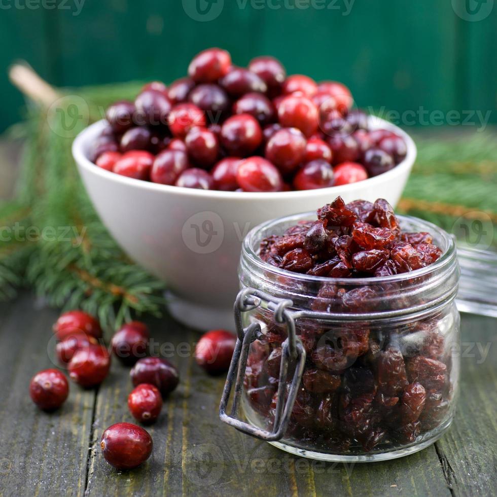 Fresh cranberries photo