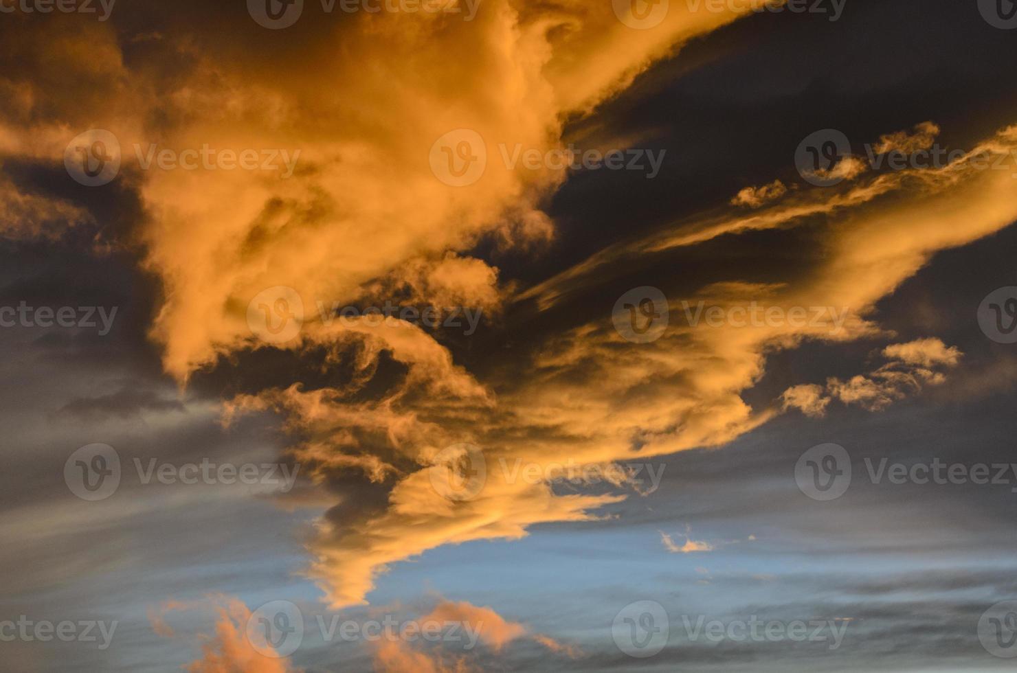 Dramatic Sunset Clouds photo