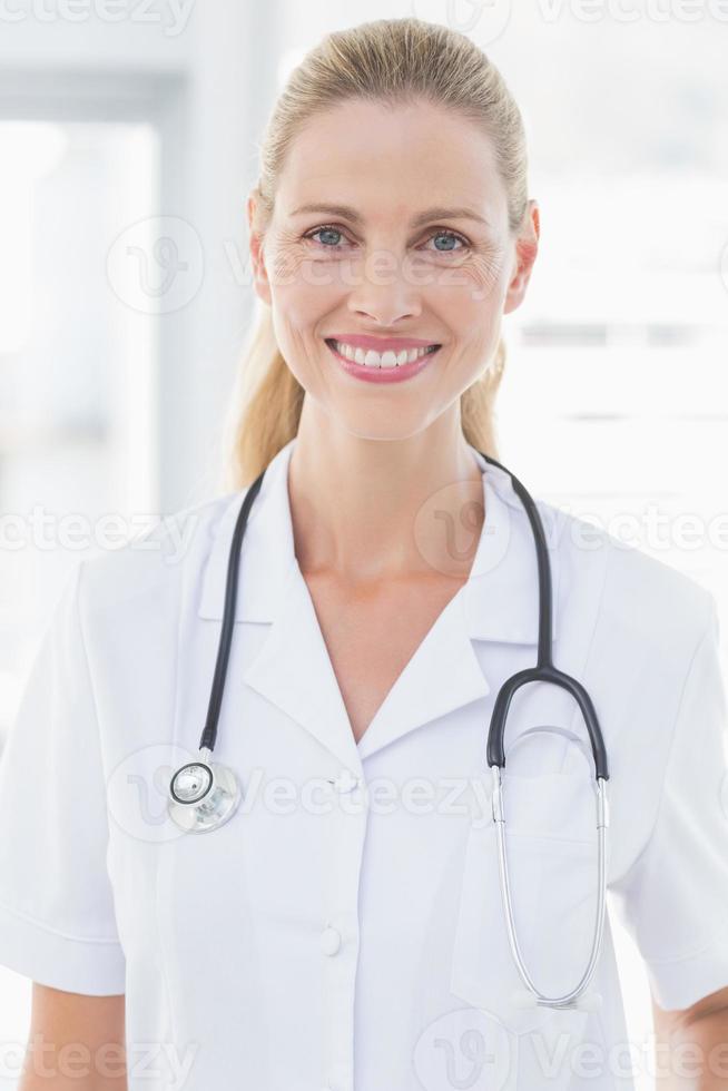 Smiling female doctor photo
