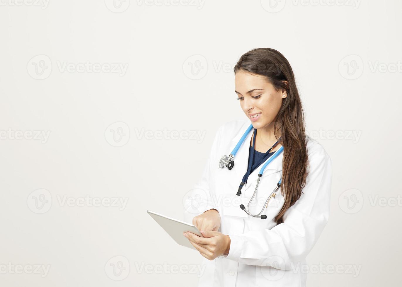 Female doctor standing photo