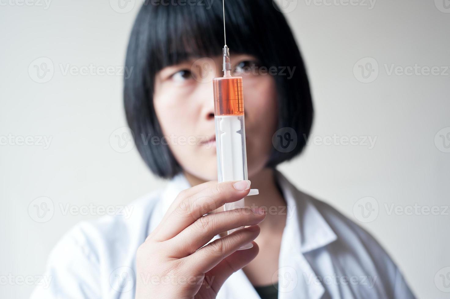 Injections of female nurses photo