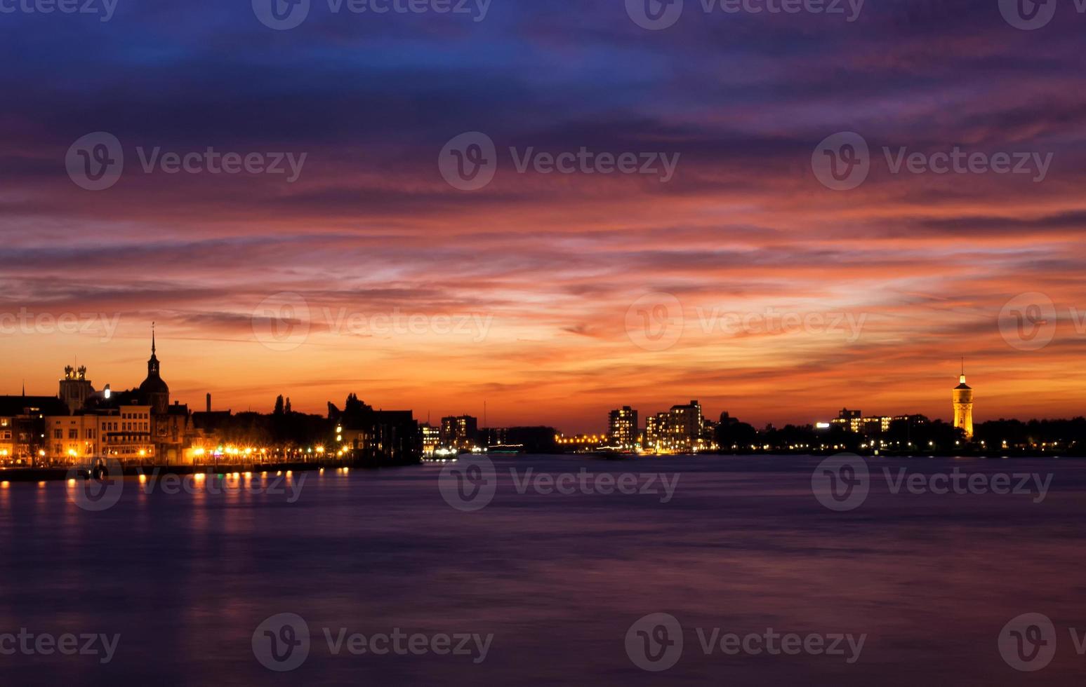 Dordrecht after sunset photo