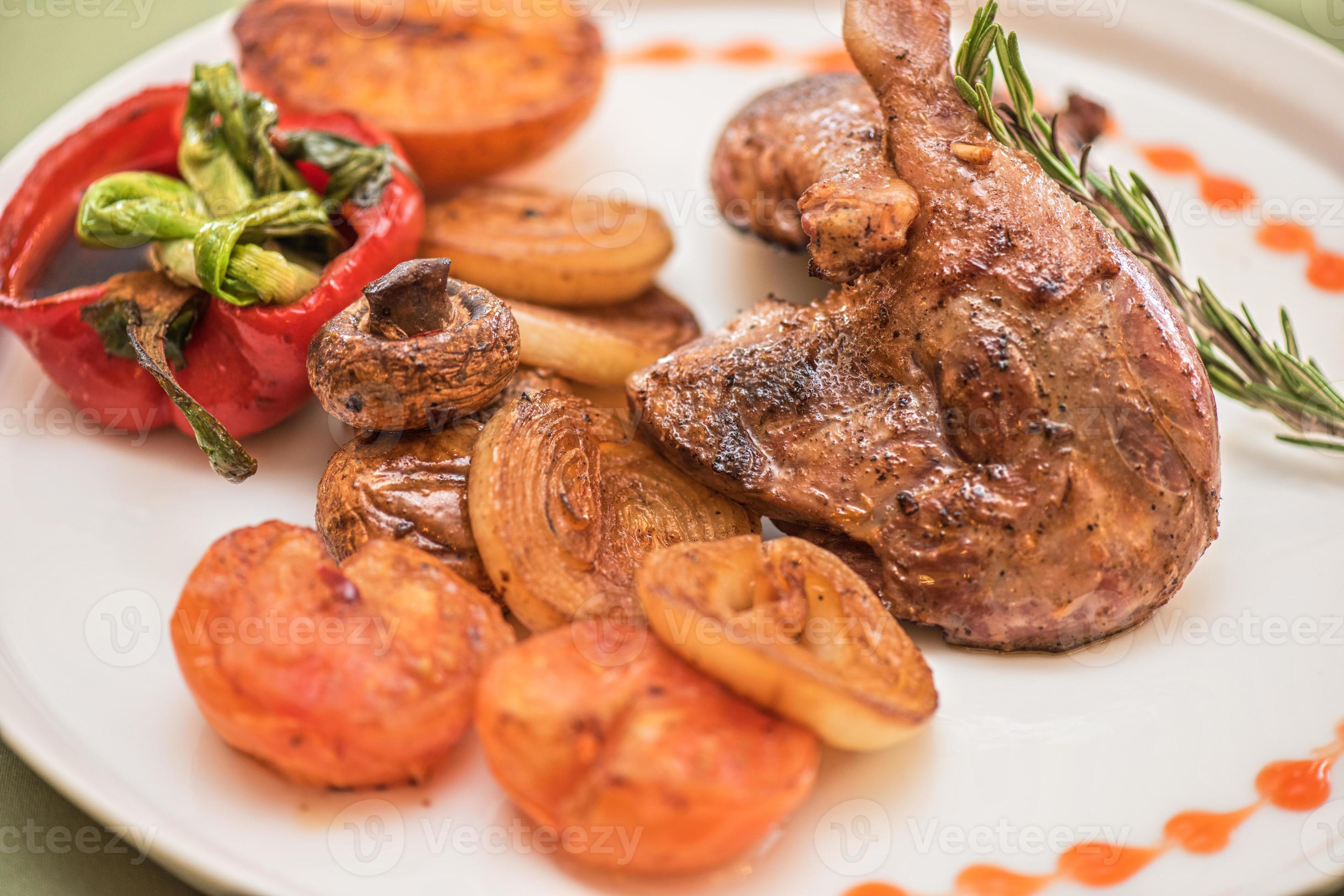 grilled duck legs 757014 Stock Photo at Vecteezy