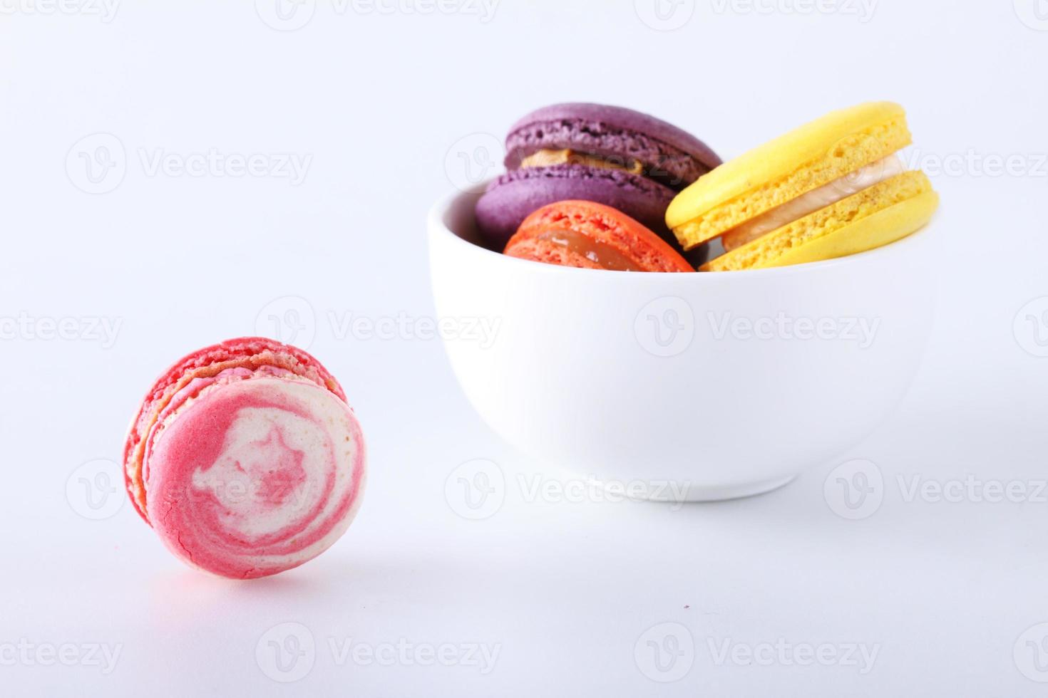 colorful macarons photo