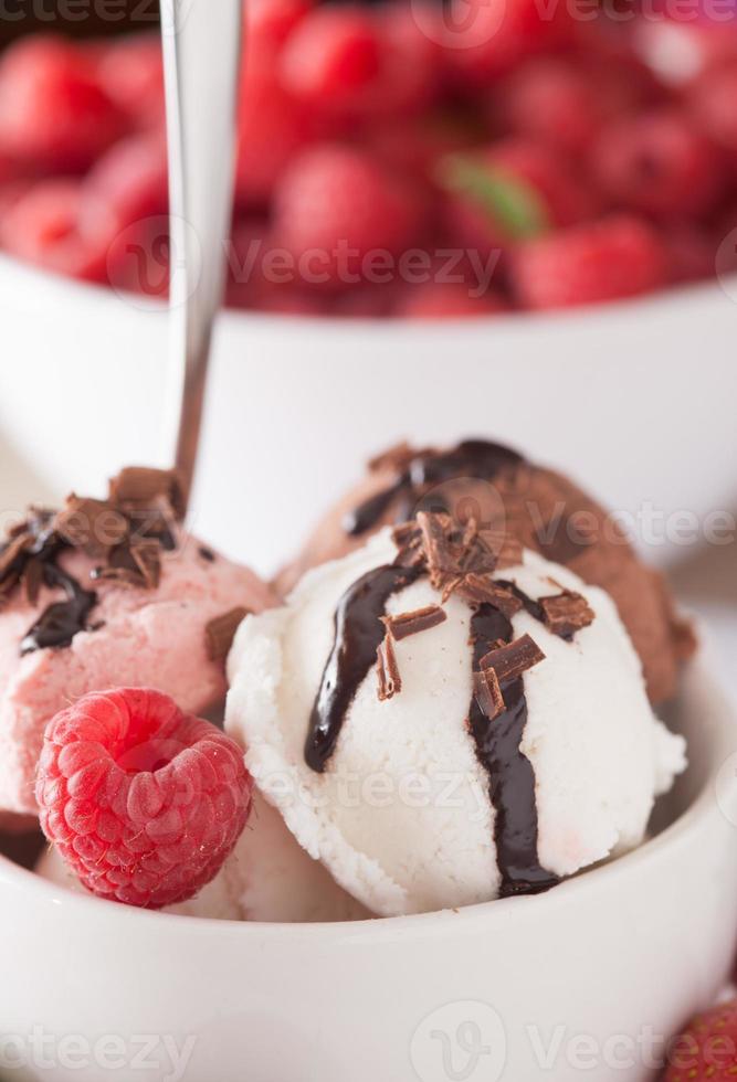 bowl of ice-cream photo