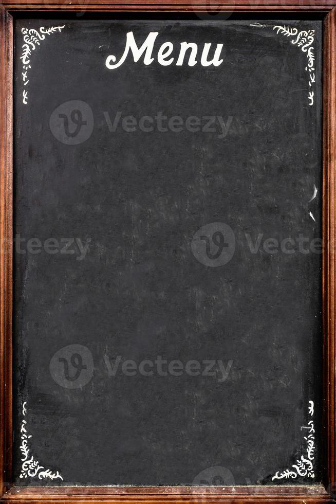 Chalkboard menu photo