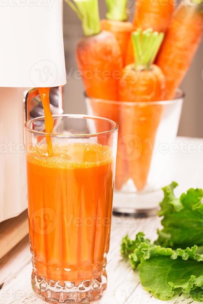 Carrot juice photo