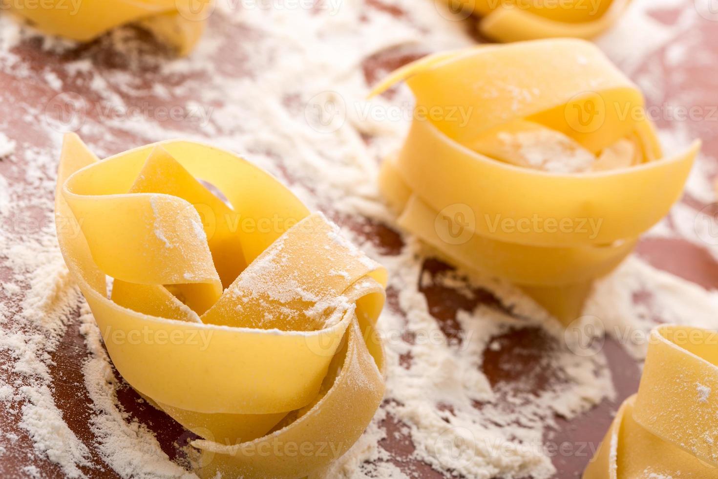 Homemade pasta photo
