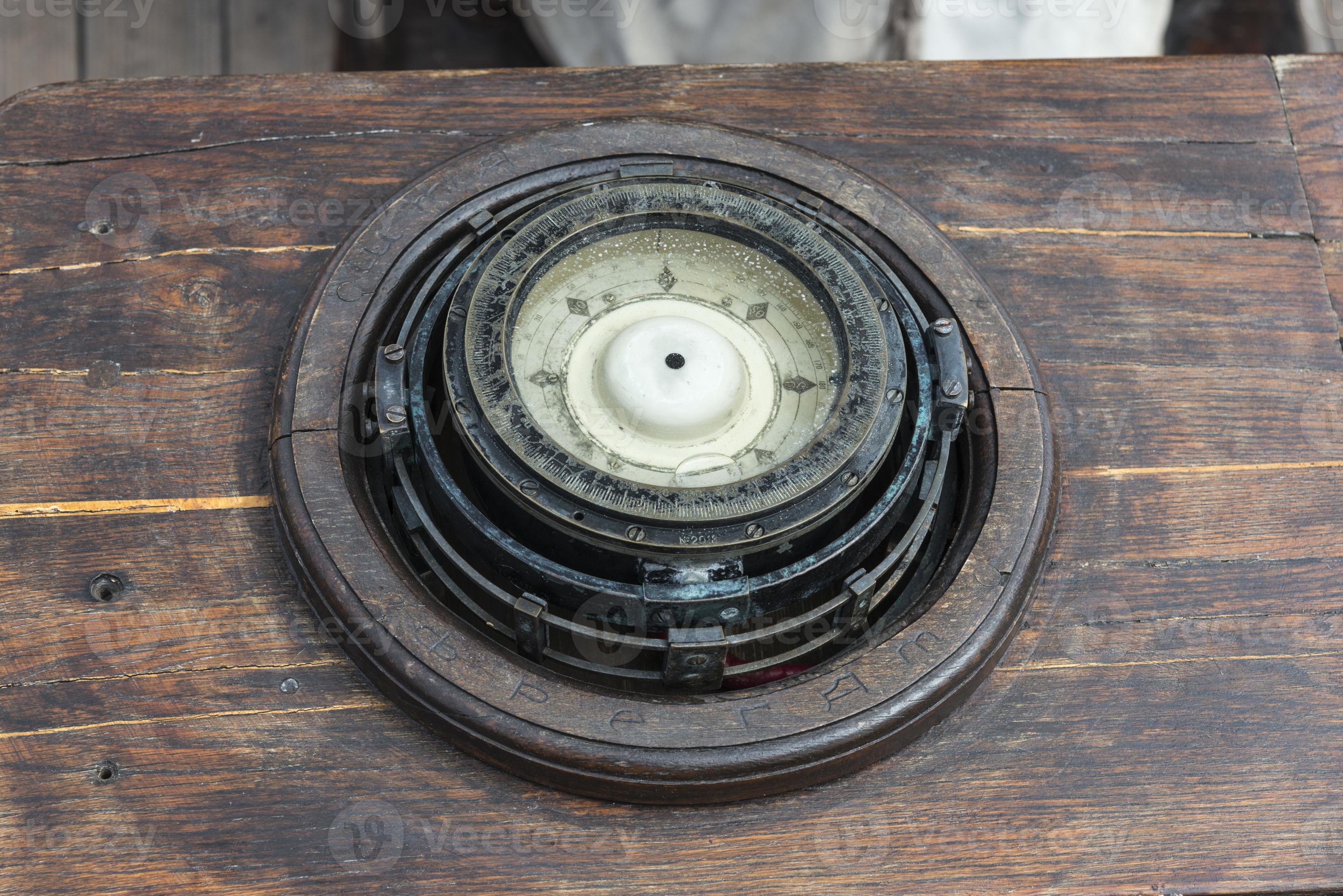 Old ships compass photo