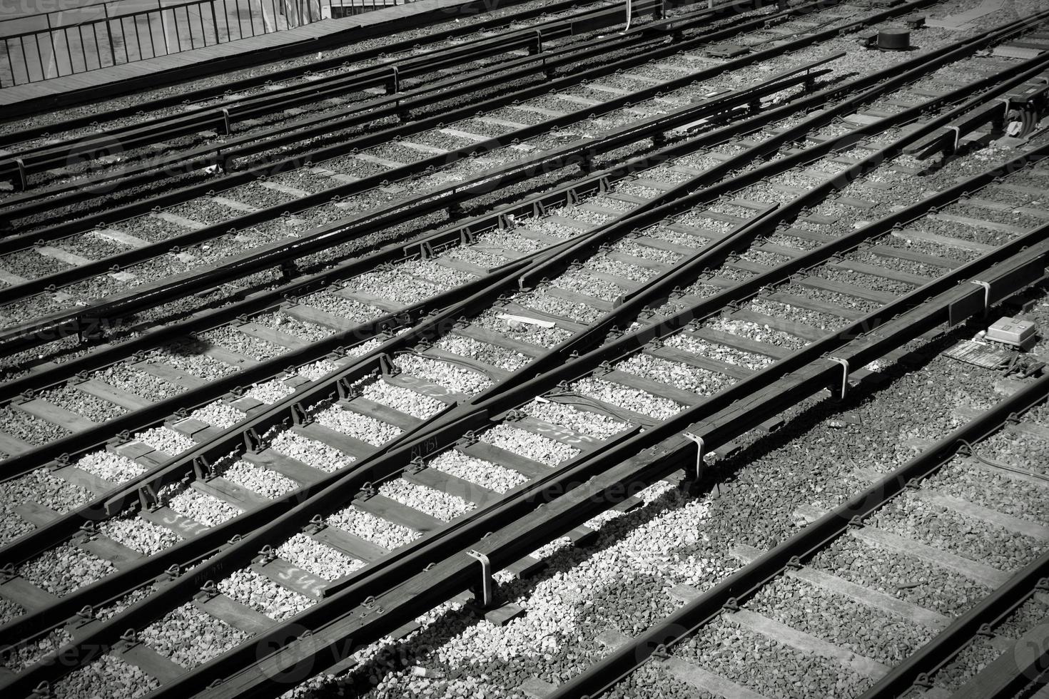 Railroad tracks photo