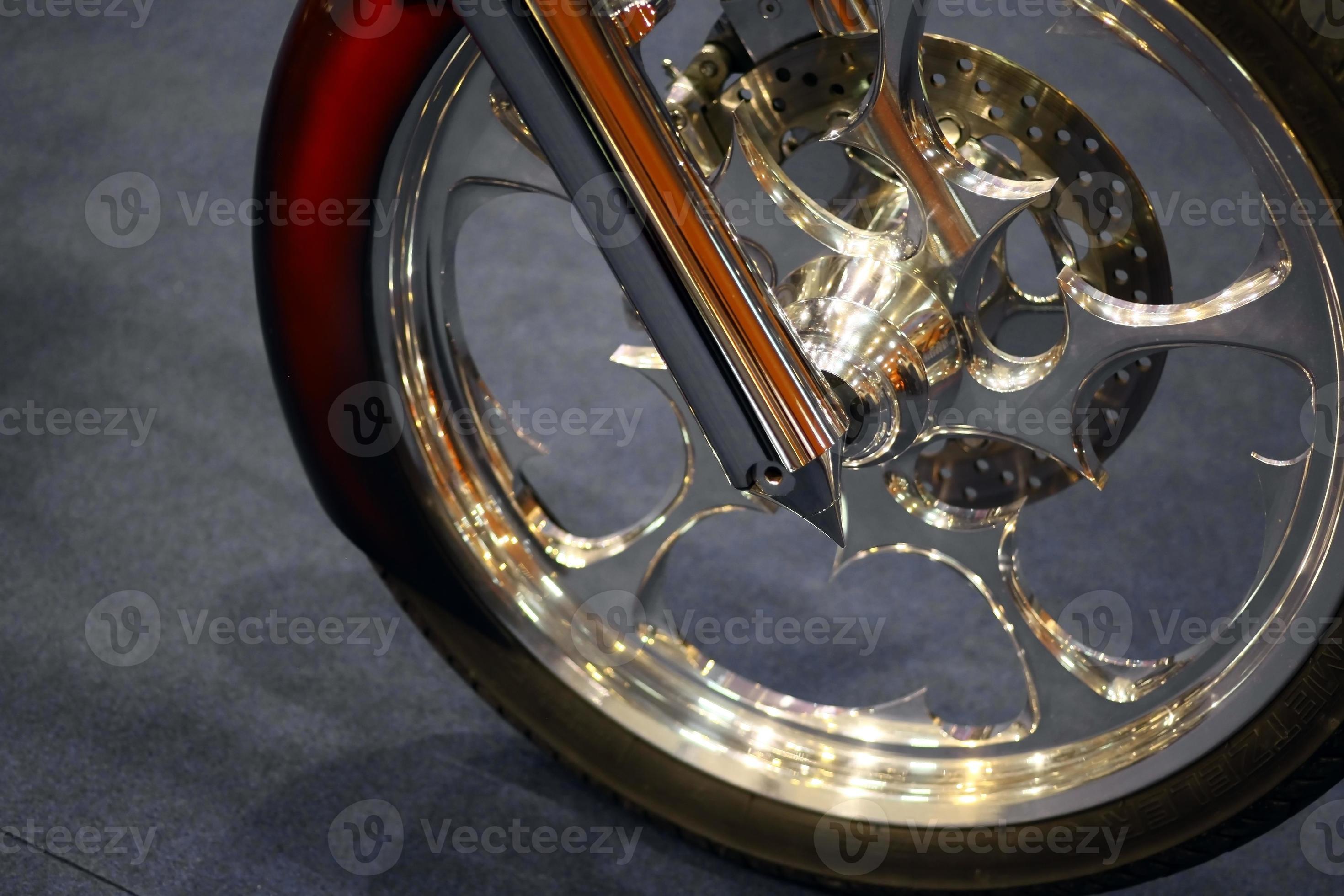 Motorcycle wheel 771682 Stock Photo at Vecteezy