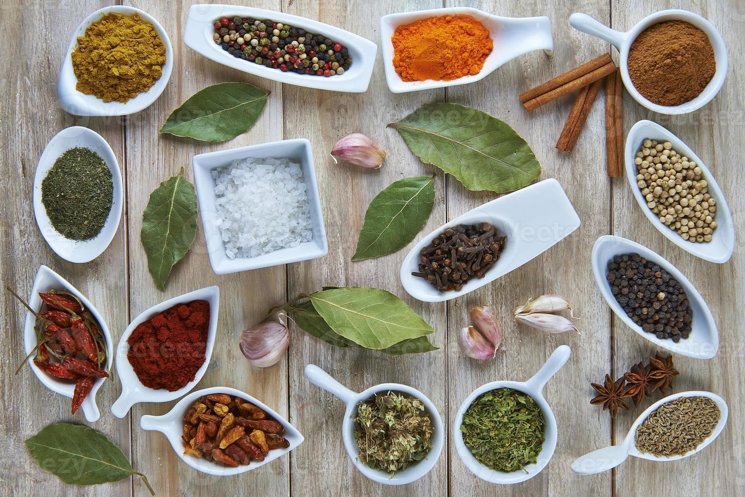 Colorful spices photo