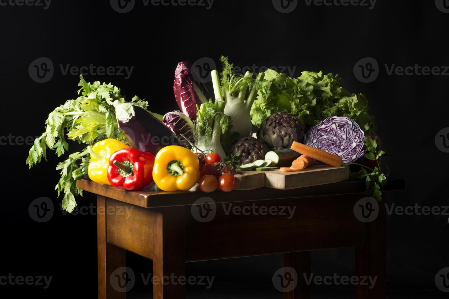 bodegón con verduras foto
