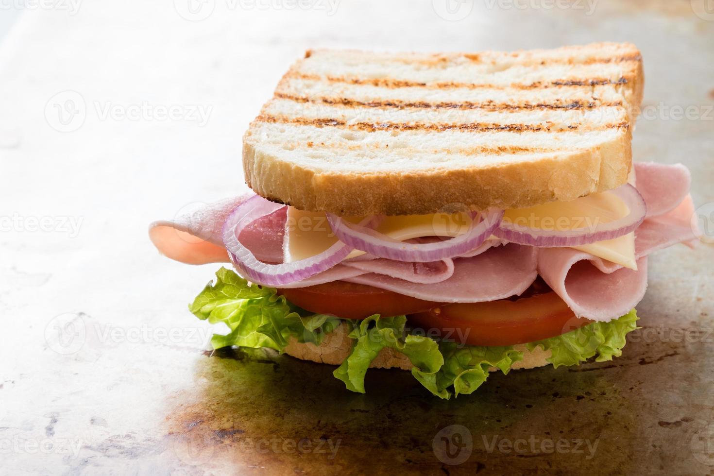 toast ham sandwich photo
