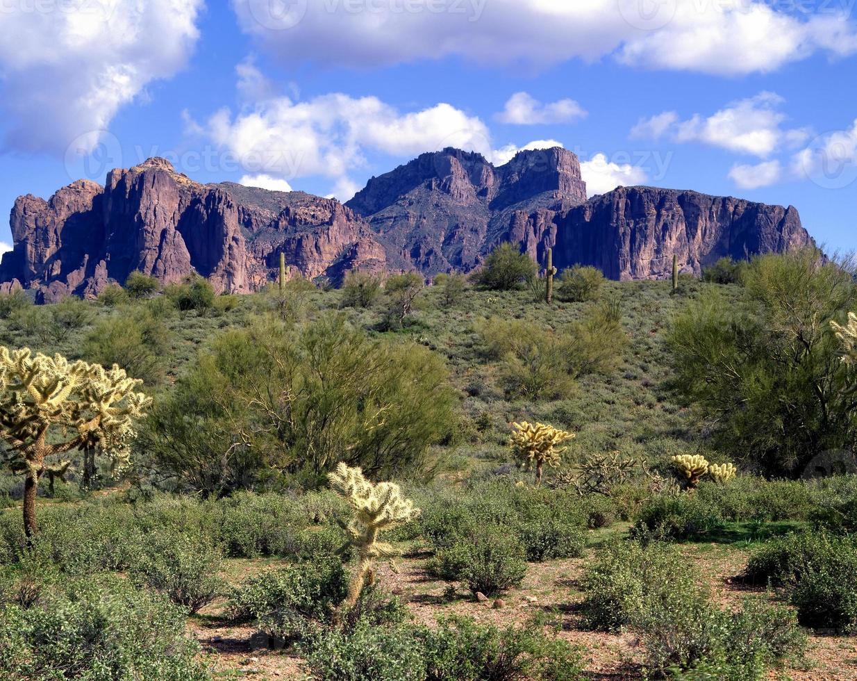 The Superstition Mountains photo
