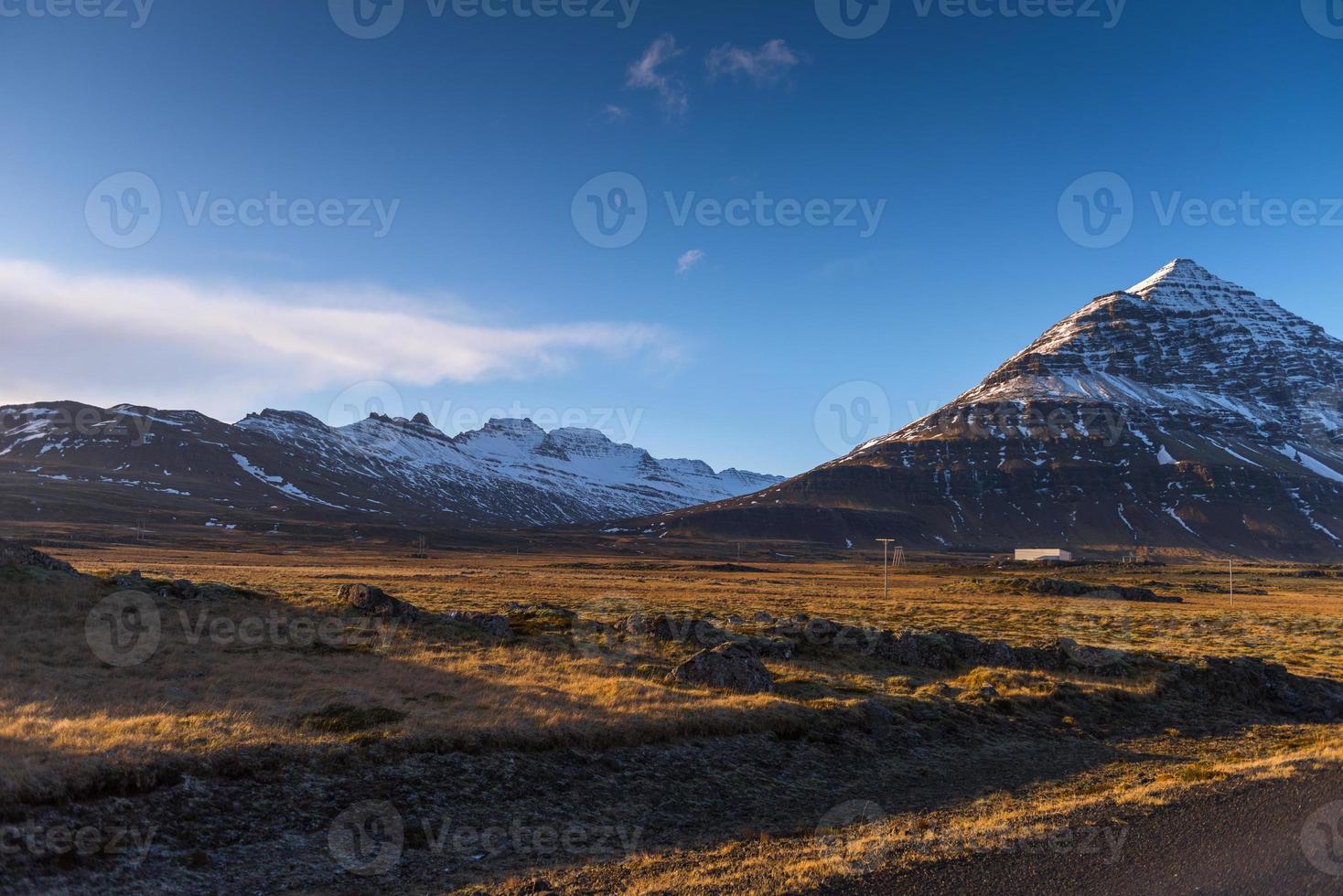 paisaje de islandia de invierno foto
