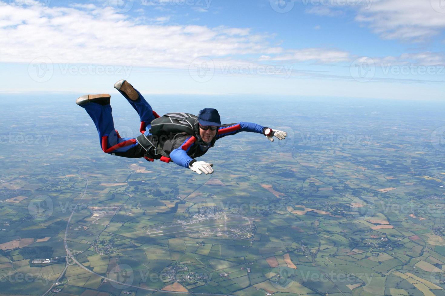 Skydiver in freefall 784314 Stock Photo at Vecteezy