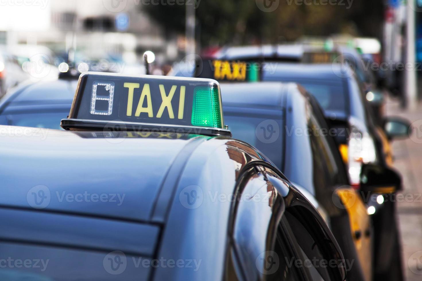 taxis de barcelona foto