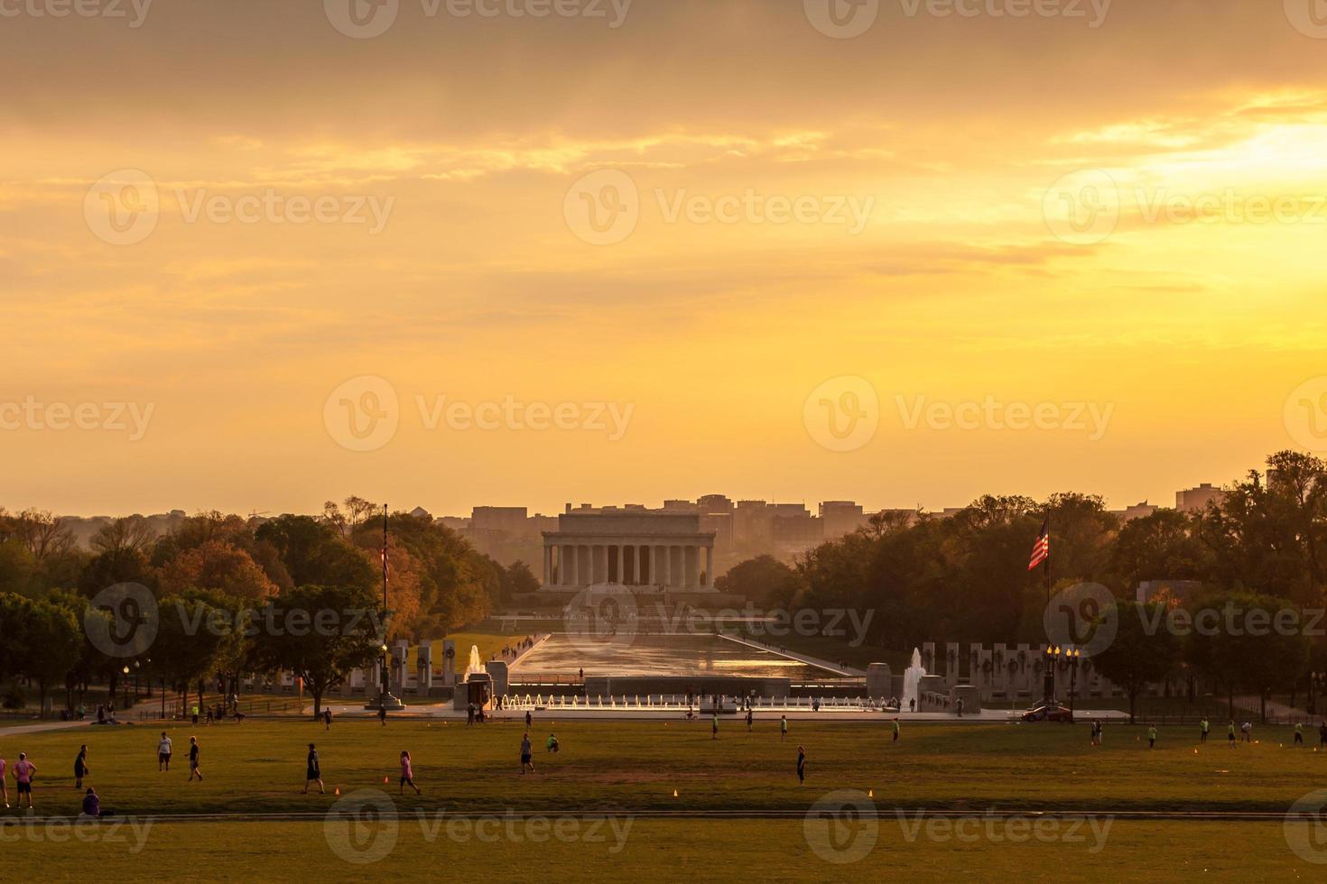 Lincoln Memorial at Sunset photo