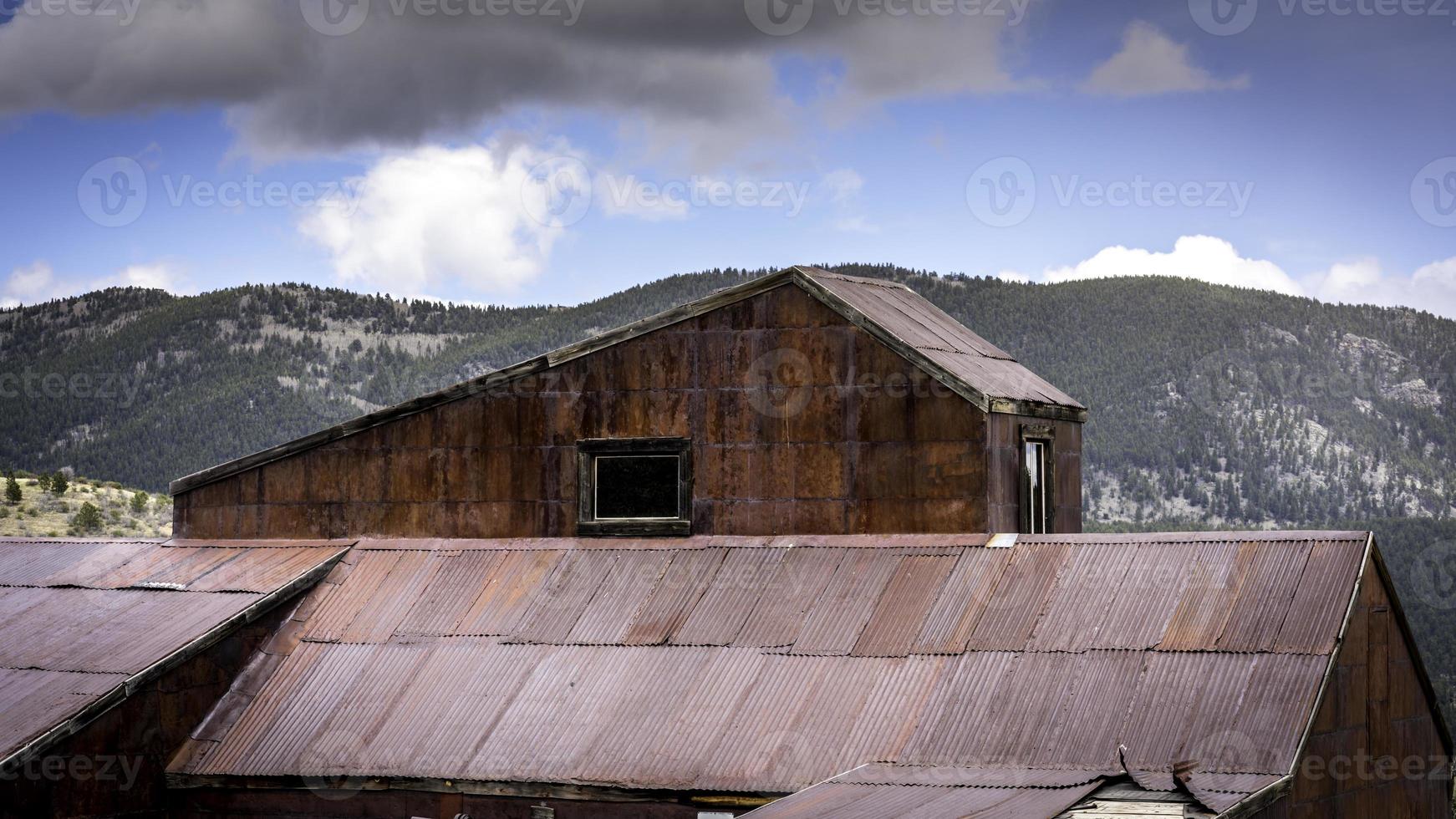 Colorado Gold mining rusted shack photo