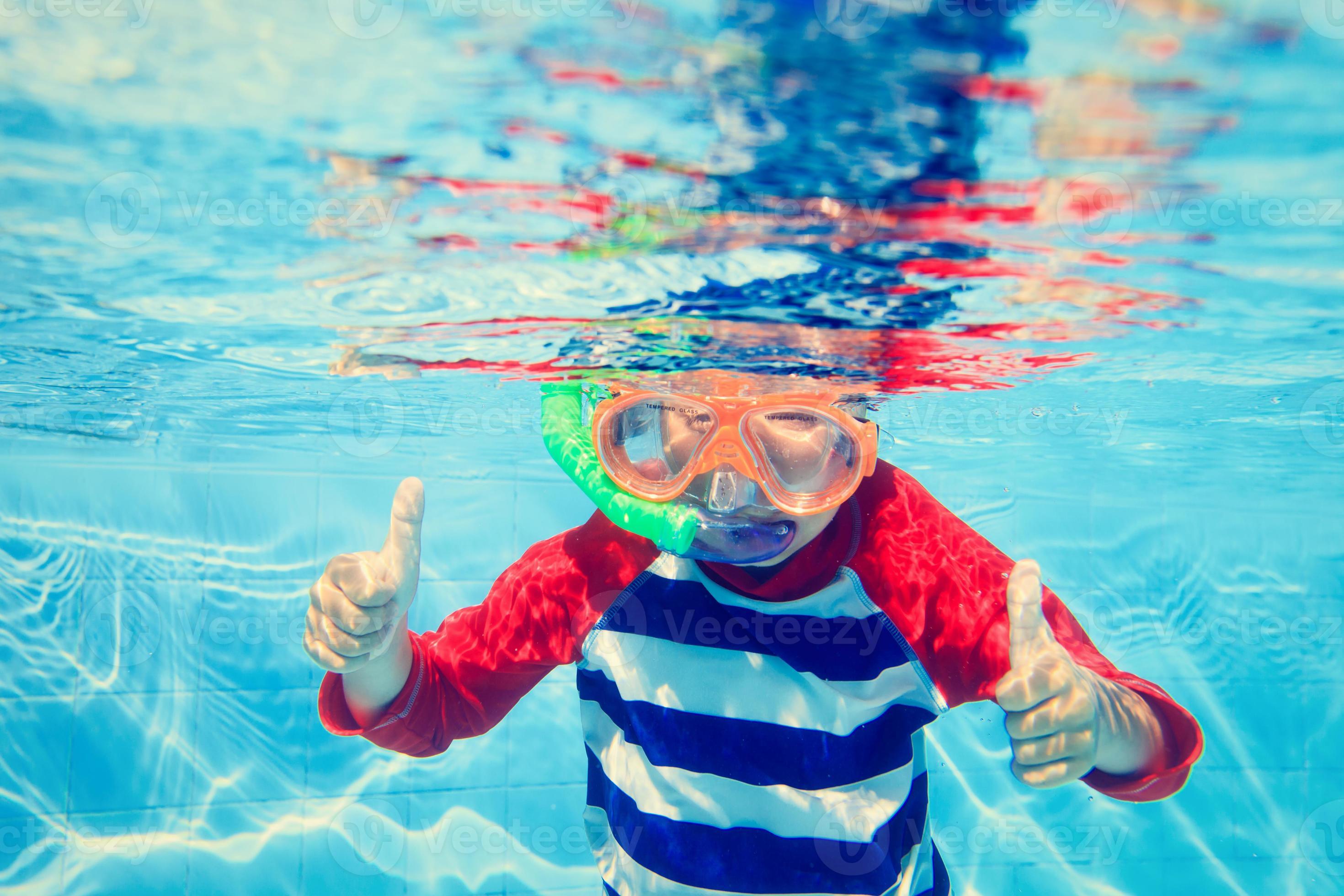 cute little boy swimming underwater 788271 Stock Photo at Vecteezy