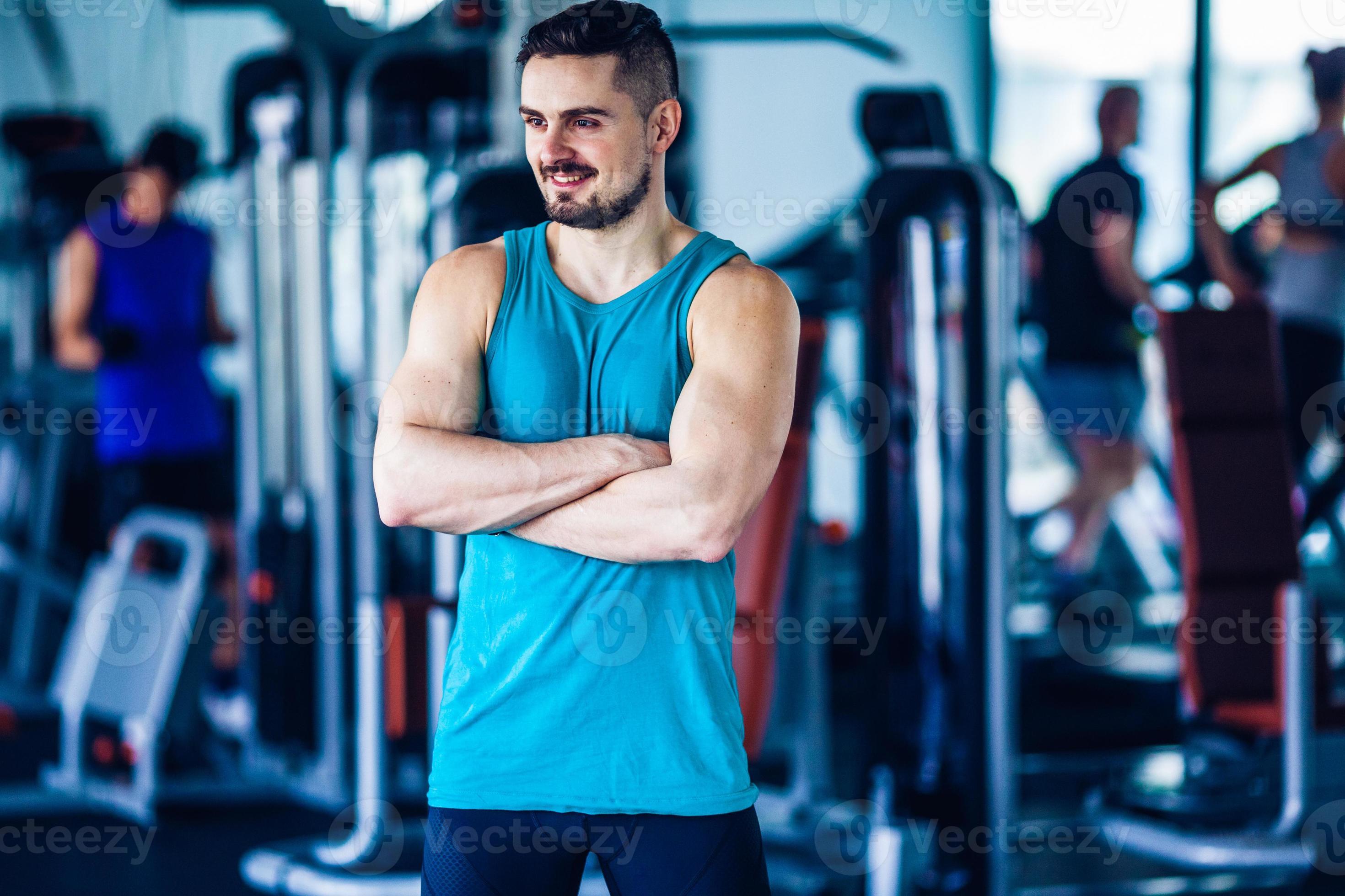gym instructor at the gym 788656 Stock Photo at Vecteezy