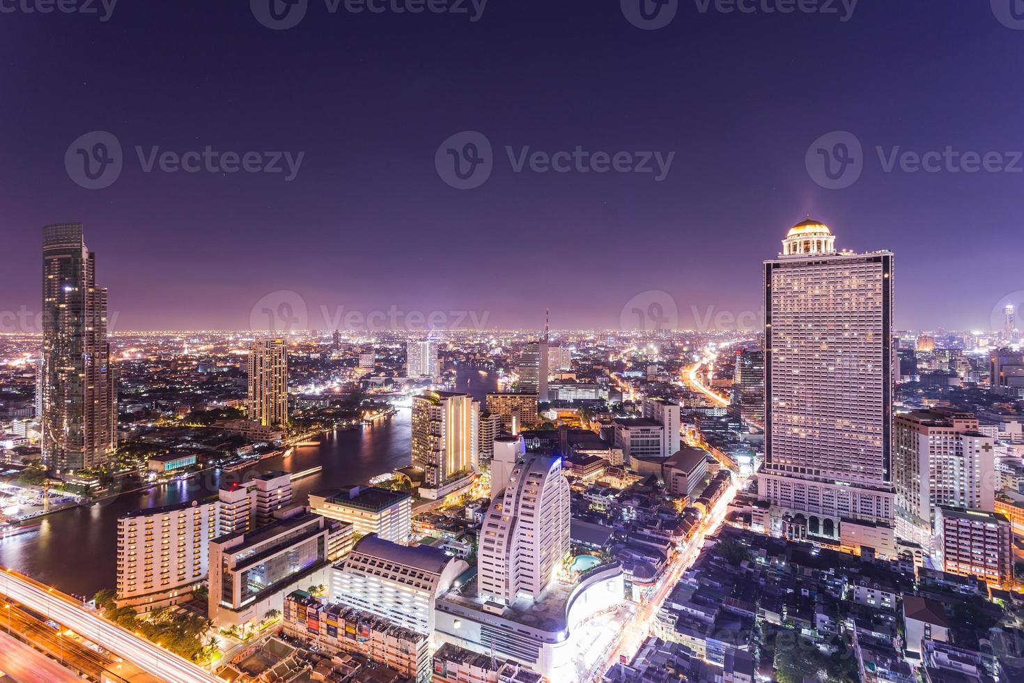 paisaje urbano de Bangkok foto