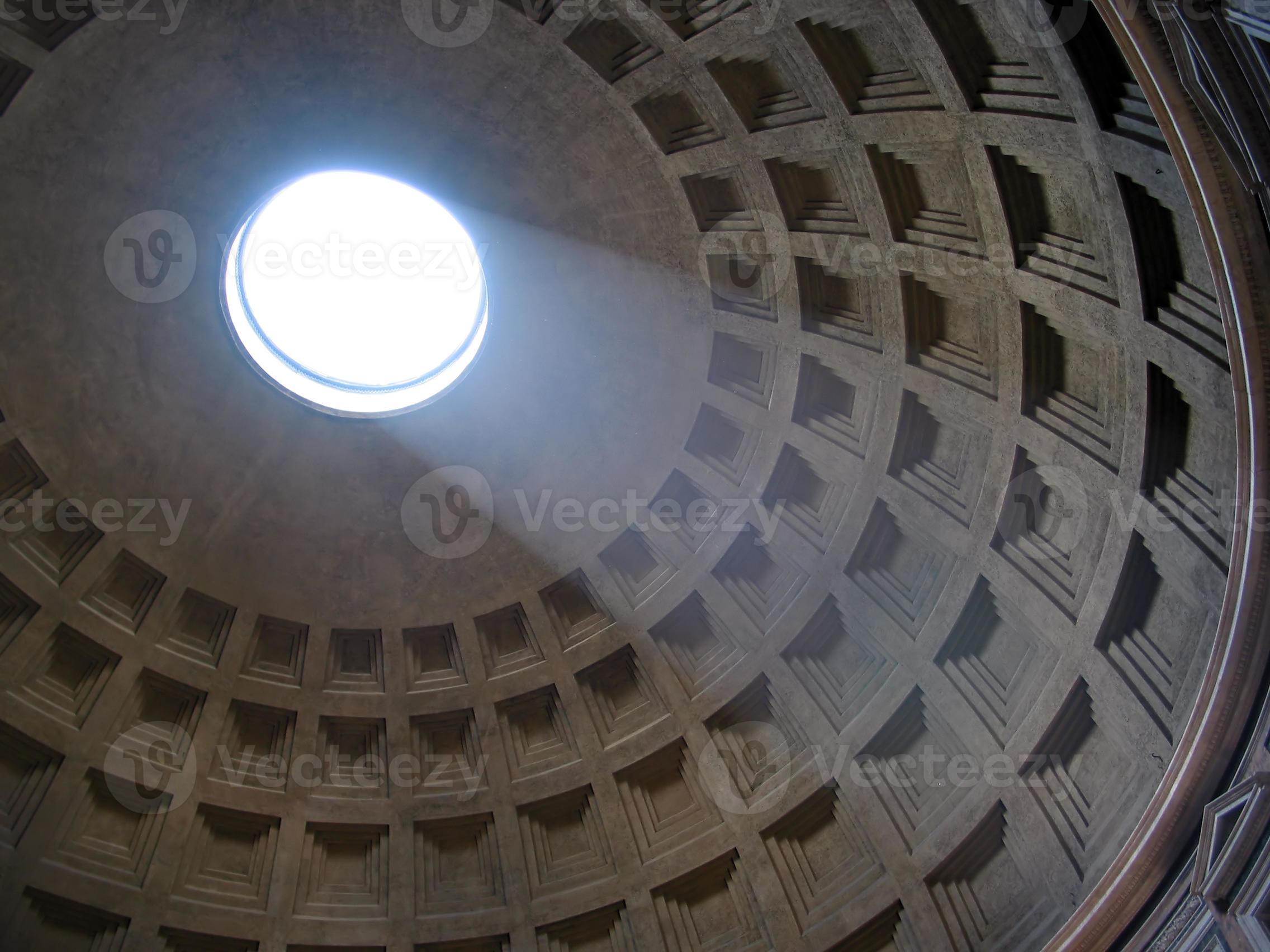 cúpula del panteón en roma foto