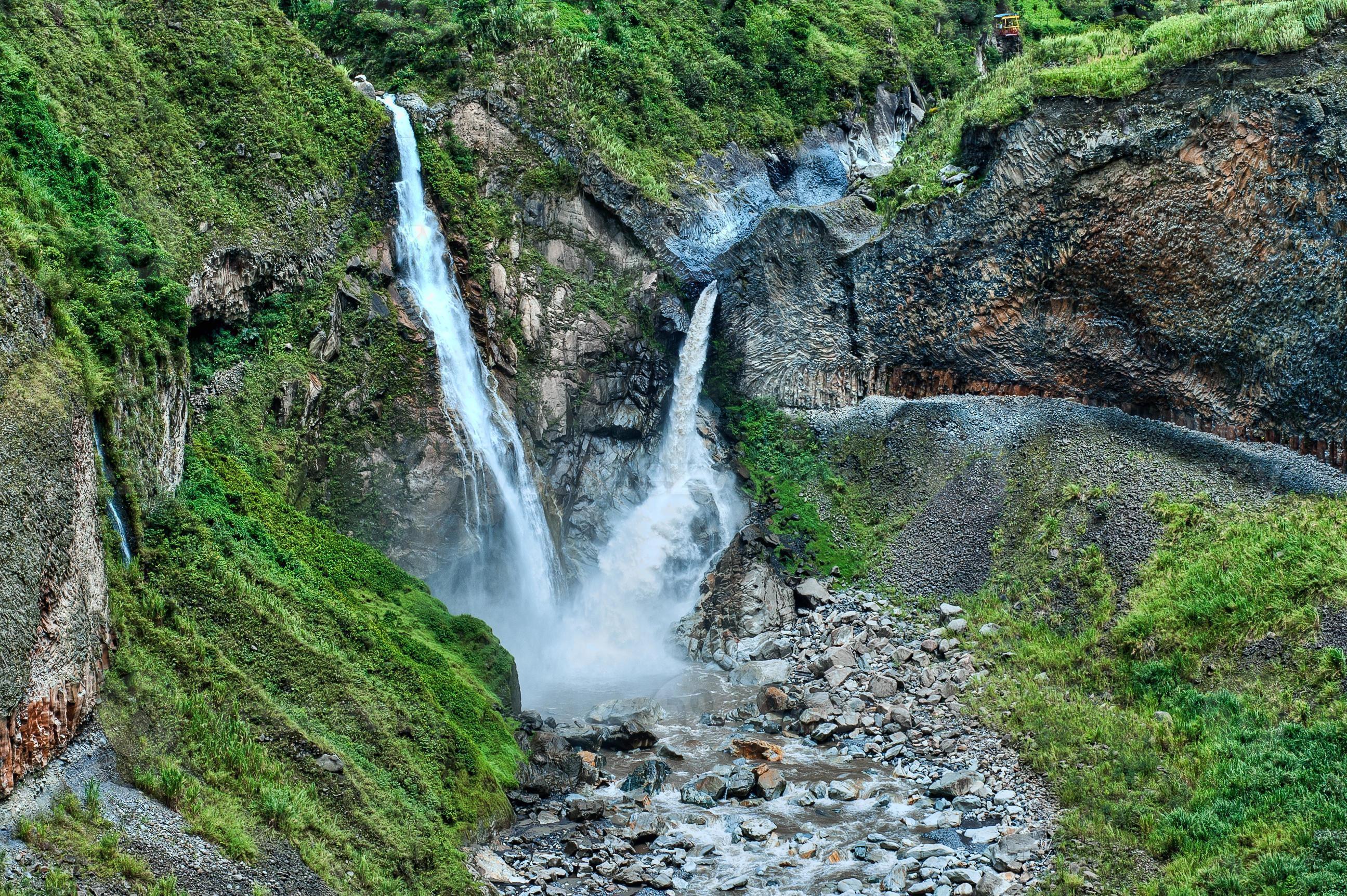 Waterfalls in Banos, Ecuador 792646 Stock Photo at Vecteezy