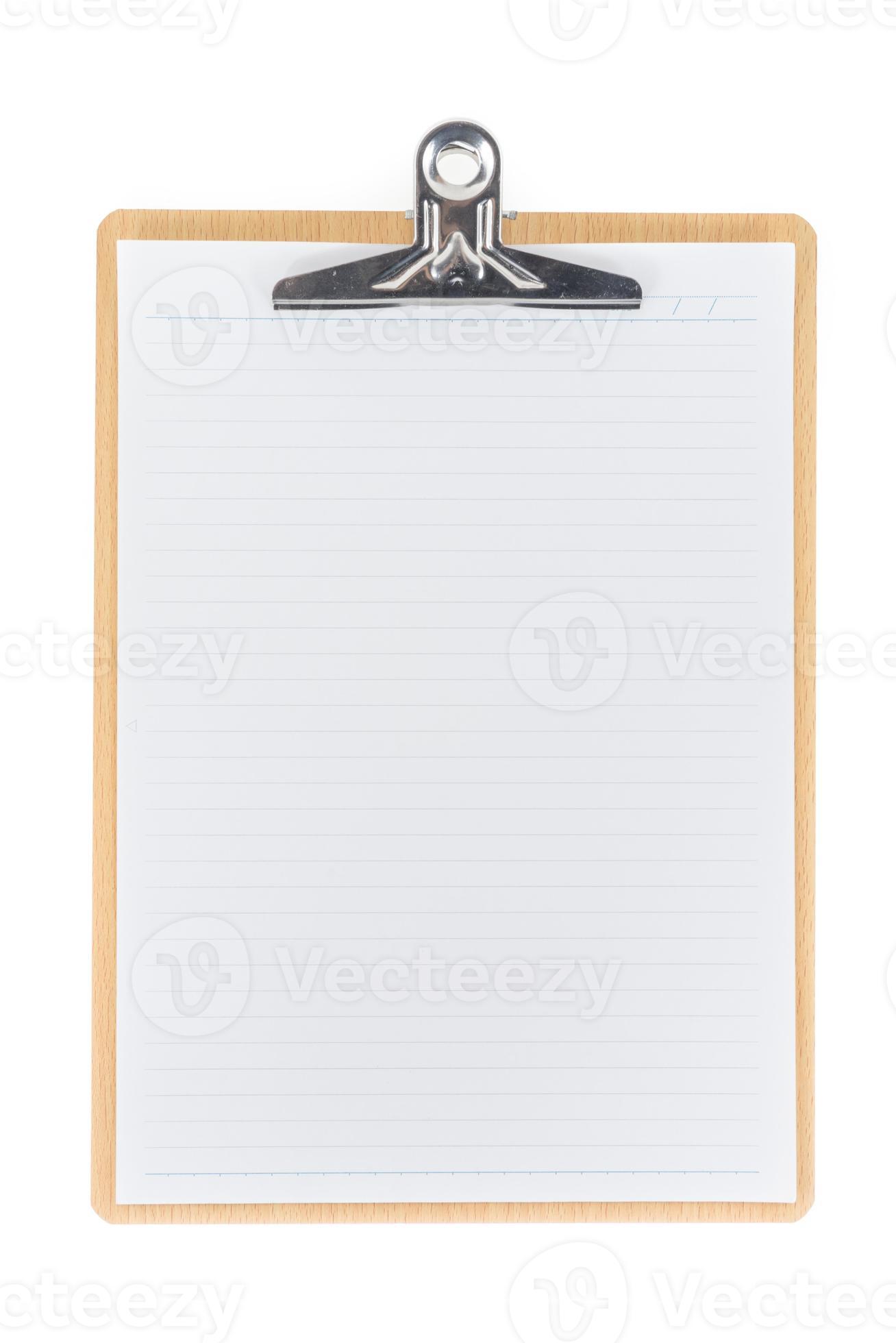 Wooden Clipboard using for attach planning paper 794070 Stock Photo at