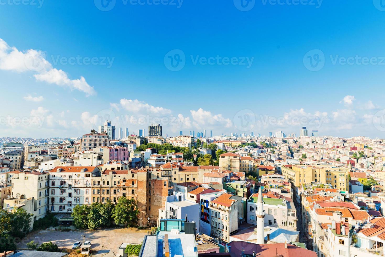 Vista de Estambul desde la torre de Gálata foto