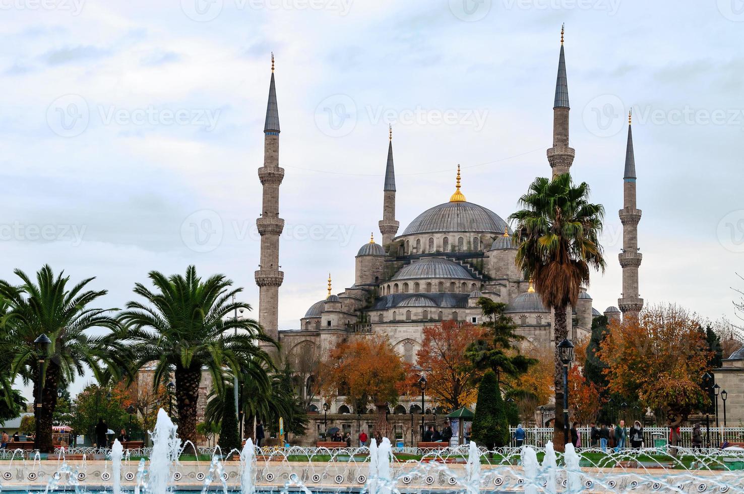 Blue Mosque in Istanbul, Sultanahmet Square photo