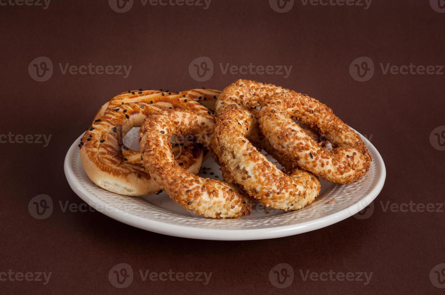 Turkish bagel, (kandil simiti) photo