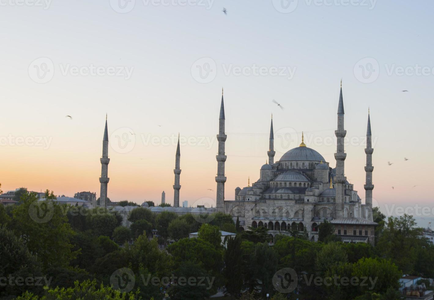 mezquita azul y hagia sophia foto