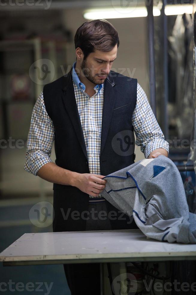 Handsome tailor man photo