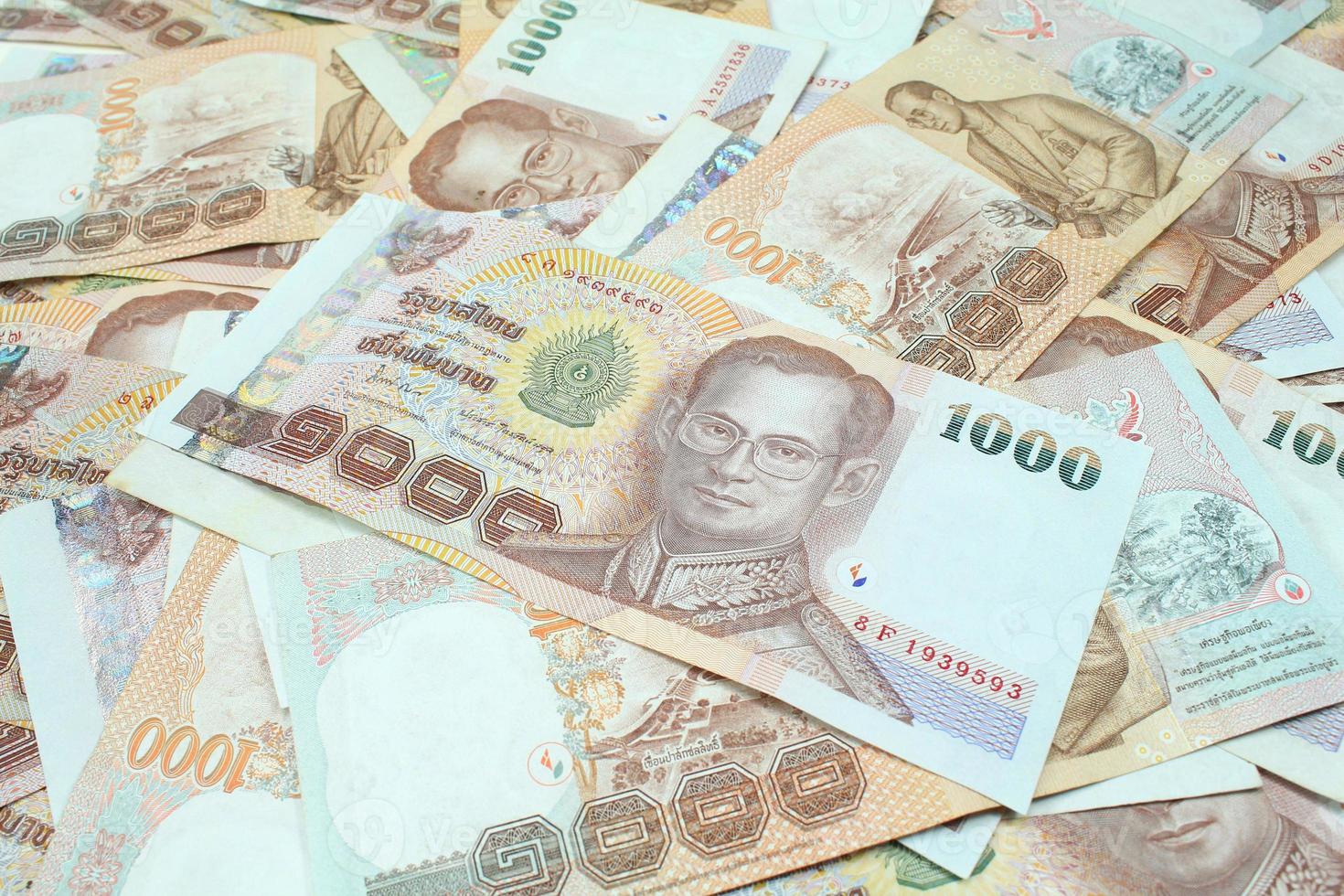 fondo de dinero tailandés foto