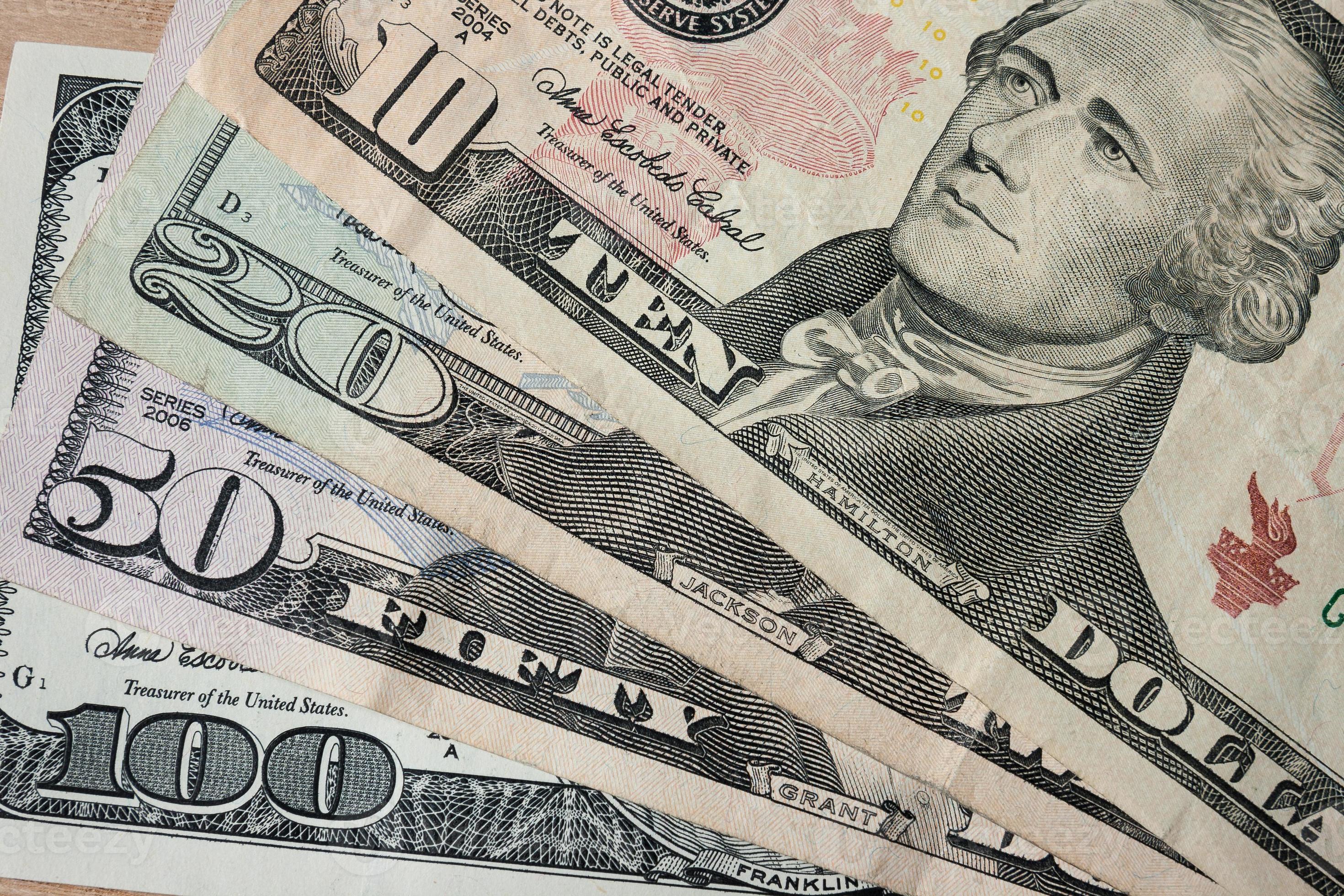 U.S. dollars money background photo