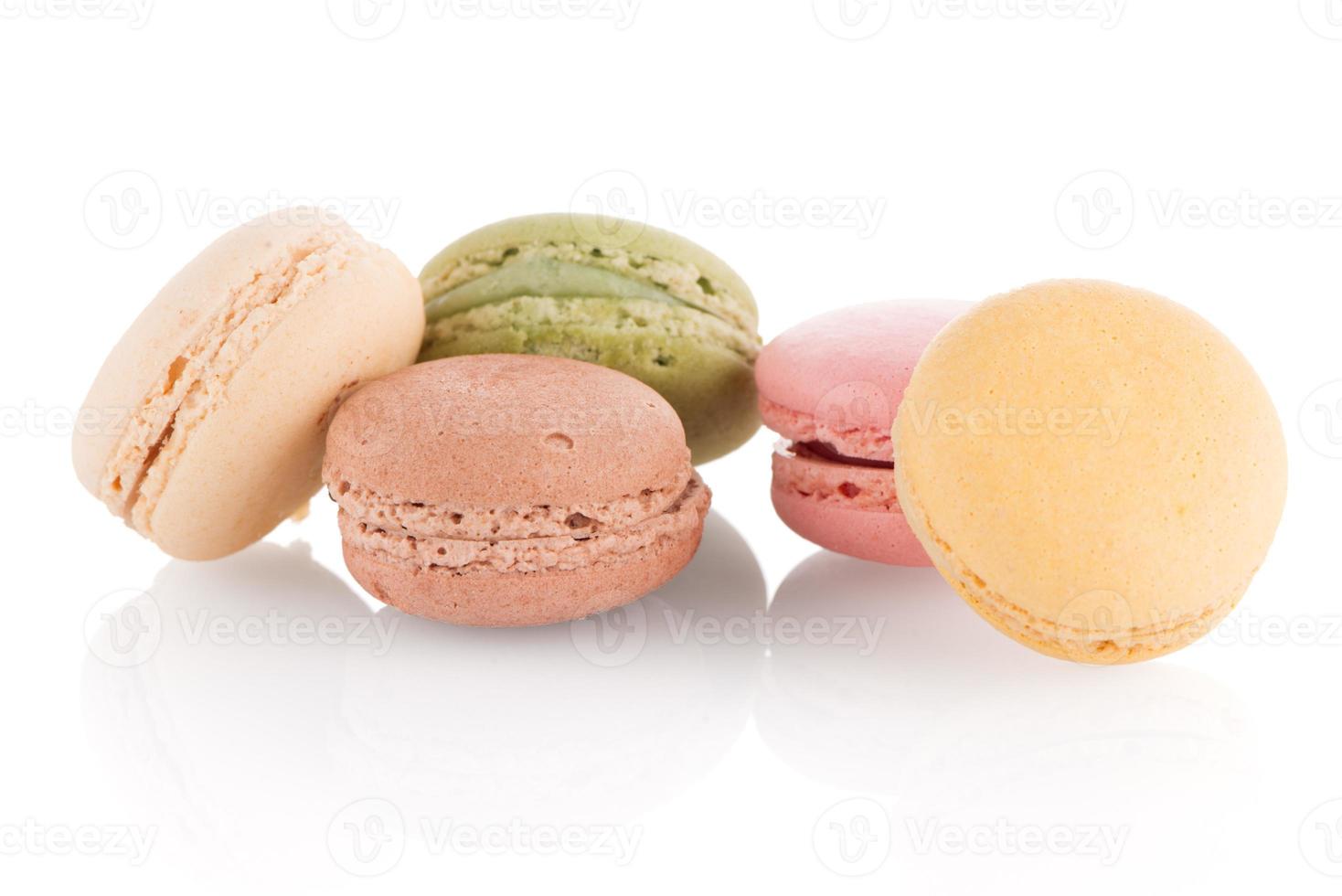 Colorful French Macarons photo