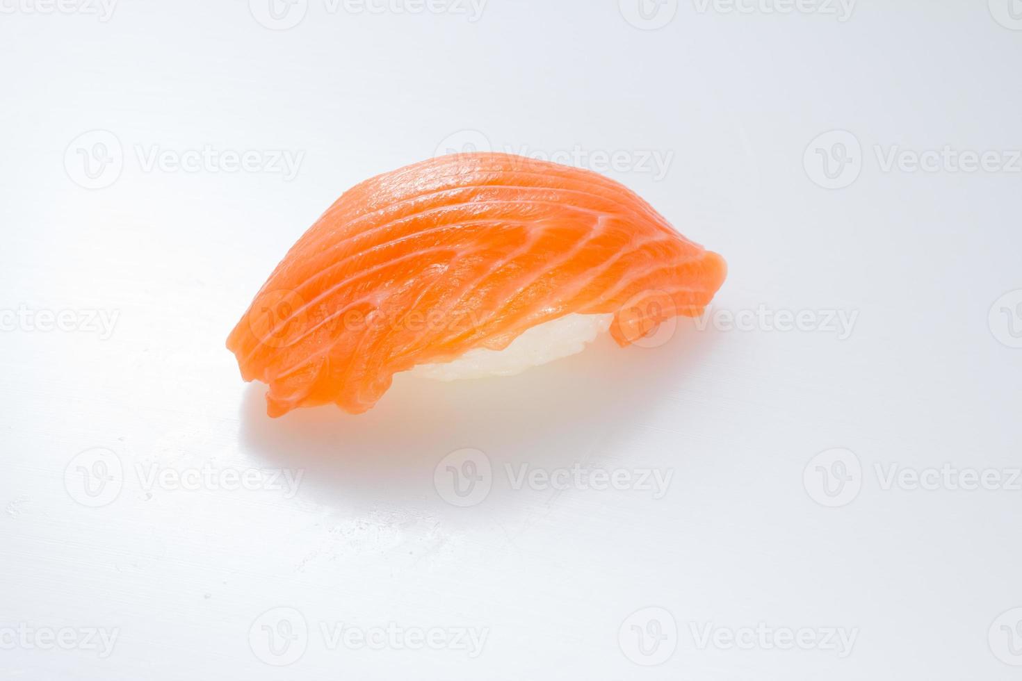 Salmon sushi nigiri photo